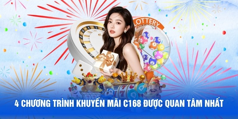 Khám phá 4 chương trình khuyến mãi C168 được quan tâm nhất