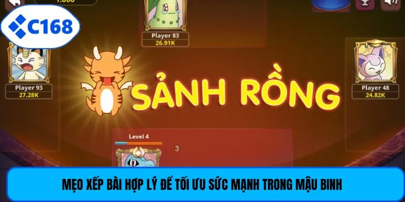 Mẹo xếp bài hợp lý để tối ưu sức mạnh trong Mậu Binh